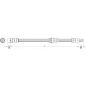 METZGER Bremsschlauch GREENPARTS 4110479