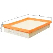 MAHLE ORIGINAL Luftfilter LX 523 für Opel Chevrolet Corsa B Combo Tigra Caravan
