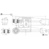 FEBI BILSTEIN Stange/Strebe, Stabilisator 186386