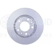 Hella Bremsscheibe Hinterachse Voll [Hersteller-Nr. 8DD355120-491] für Opel, Fiat, Citroën, Ds, Vauxhall, Toyota, Peugeot