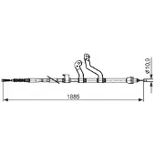 Bosch Seilzug, Feststellbremse 1 987 482 573 Rechts