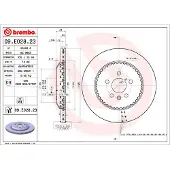 Brembo Bremsscheibe 09.E028.23, 1 Stück