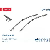 Denso Wischblatt DF DF-103, 600/475mm, Vorne, 2 Stück