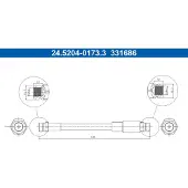 Ate 24.5204-0173.3 Bremsschlauch