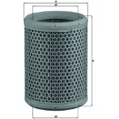 MAHLE ORIGINAL Luftfilter LX 130 für Renault Volvo Daf Dacia Aston Martin Lotus 5