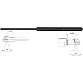 METZGER 2110415 Gasfeder Heckklappendämpfer für BMW X5 (E53) 529mm