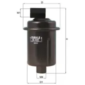 MAHLE ORIGINAL Kraftstofffilter KL 516