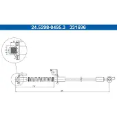 Ate 24.5298-0495.3 Bremsschlauch