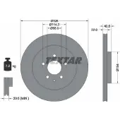 Textar Bremsscheibe 92349003, 1 Stück