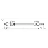 METZGER Bremsschlauch 4113239