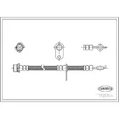 CORTECO Bremsschlauch ERSTAUSRÜSTERQUALITÄT [Hersteller-Nr. 19033522] für Toyota