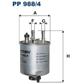 FILTRON Kraftstofffilter PP988/4