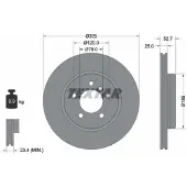Textar Bremsscheibe 92106905 vorne, belüftet, hochkarbonisiert, 1 Stück