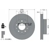 Textar Bremsscheibe 92157303 vorne, belüftet, 1 Stück