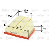 Valeo Luftfilter 585281 für BMW 5er Z4 Roadster
