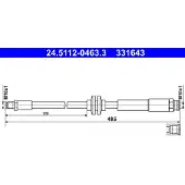 Ate Bremsschlauch 24.5112-0463.3