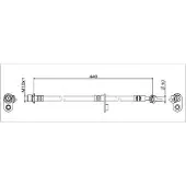 METZGER Bremsschlauch 4111649
