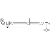 METZGER Bremsschlauch 4110285