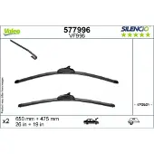 Valeo SILENCIO Scheibenwischer Wischblatt Vorne für NISSAN Qashqai III (J12) Rahmenlos
