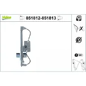 Valeo 851812 Elektrischer Fensterheber Hinten Links für CITROËN C4 Grand Picasso II C4 Picasso II Grand C4 Spacetourer (3A, 3E) C4 Spacetourer (3D)