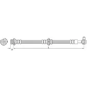 METZGER Bremsschlauch 4110847