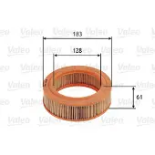 Valeo Luftfilter 585656 für Ford Triumph Fiesta I Escort TR 6 Toledo 1500