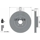 Textar Bremsscheibe 92314805 vorne, belüftet, hochkarbonisiert, 1 Stück