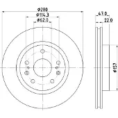 Hella Bremsscheibe SUZUKI 8DD 355 120-521 55683PRO,5531161M00,5531161M00000 Bremsscheiben,Scheibenbremsen 5531161M10,5531161M10000,5531161M11
