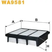 WIX FILTERS Luftfilter WA9581
