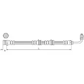 METZGER Autoteile Bremsschlauch [Hersteller-Nr. 4111087] für Audi
