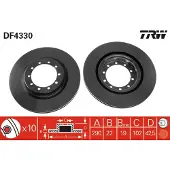 TRW Bremsscheibe DF4330, 1 Stück