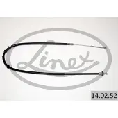 Linex Handbremsseil 14.02.52 Rechts für FIAT PANDA (169) 1430/1175mm