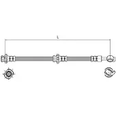 METZGER Bremsschlauch 4110129
