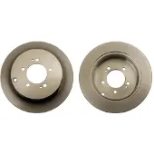 TRW Bremsscheibe DF4963 hinten, voll, 1 Stück