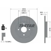 Textar Bremsscheibe 92352203, 1 Stück