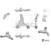 SWAG 33 11 1585 Querlenker Vorne Rechts für VOLVO V70 II (285)