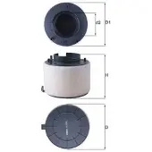 MAHLE ORIGINAL Luftfilter MAHLE LX 4249
