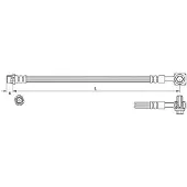 METZGER Autoteile Bremsschlauch [Hersteller-Nr. 4111626] für Vauxhall, Opel