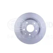 Hella Bremsscheibe Hinterachse Voll [Hersteller-Nr. 8DD355118-541] für Mazda