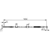 Bosch Seilzug, Feststellbremse 1 987 482 294 Rechts