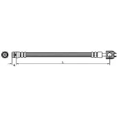 METZGER Bremsschlauch 4116202