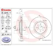 Brembo Bremsscheibe 09.6843.11, vorne, belüftet, 1 Stück