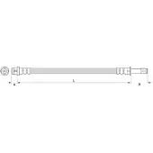 METZGER Bremsschlauch GREENPARTS 4111090