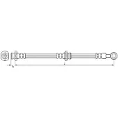 METZGER Bremsschlauch 4110669