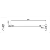 METZGER Bremsschlauch GREENPARTS 4111538