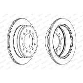 FERODO Bremsscheiben DDF1743C hinten, belüftet, 2 Stück