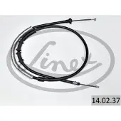 Linex Handbremsseil 14.02.37 Links für FIAT GRANDE PUNTO (199) 1654/1422mm