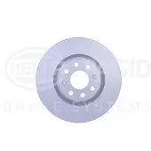 Hella Bremsscheibe Vorderachse Belüftet [Hersteller-Nr. 8DD355112-601] für Fiat, Opel, Vauxhall
