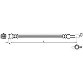 METZGER Bremsschlauch 4110880
