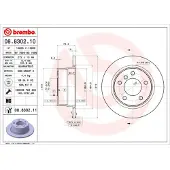 Brembo Bremsscheibe 08830211 272mm 10mm für BMW